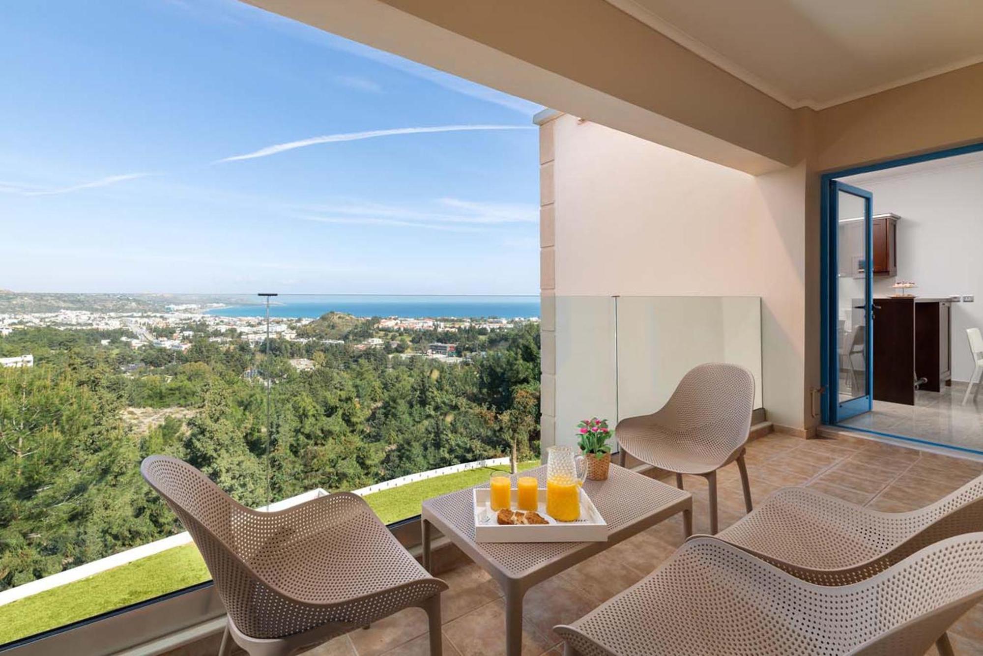 Ferienwohnung Aegean View Estates Faliraki Exterior foto