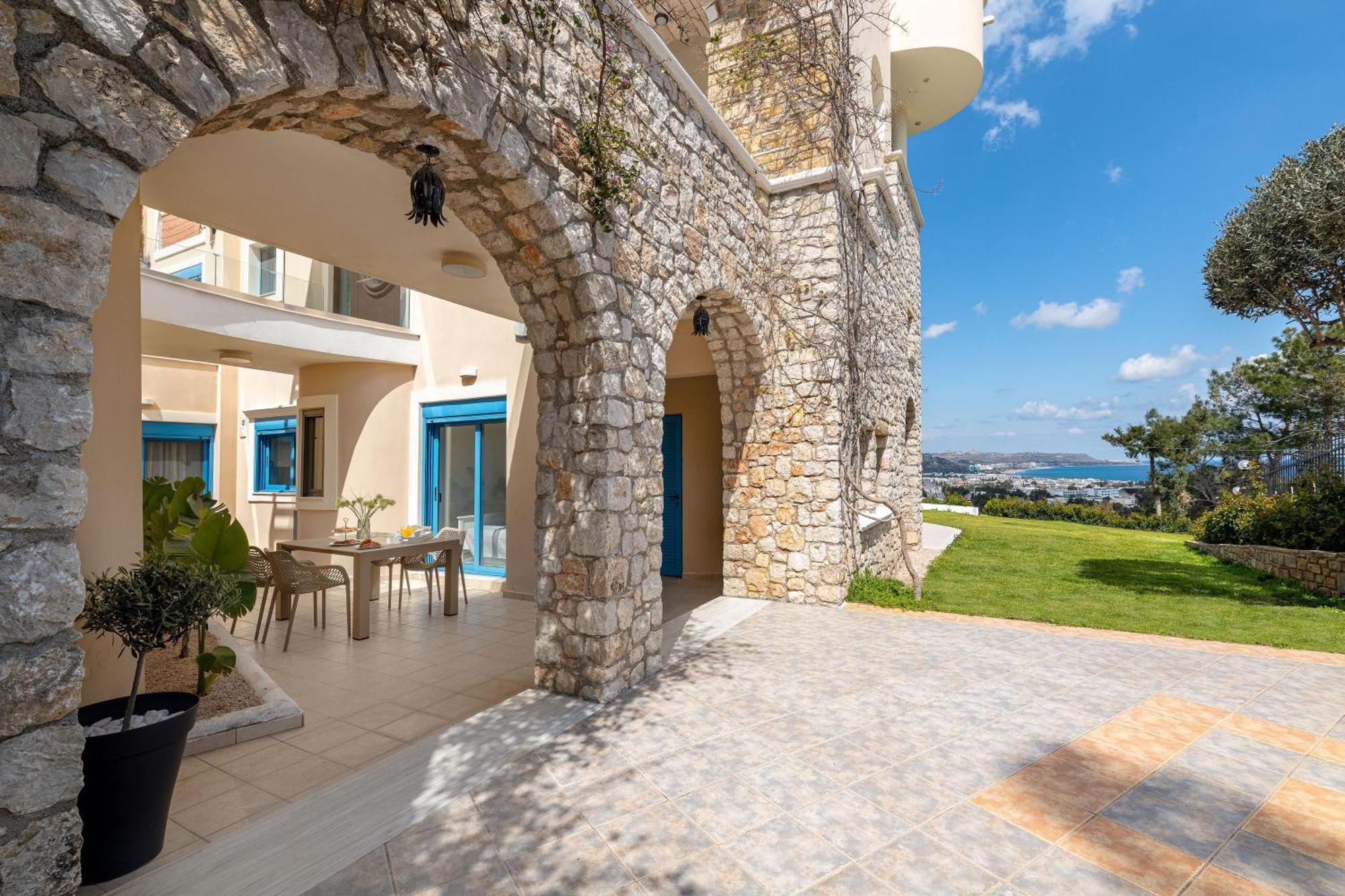 Ferienwohnung Aegean View Estates Faliraki Exterior foto